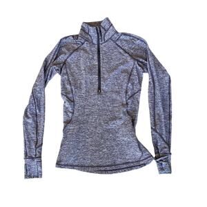 LULULEMON Purple Heather Race Your Pace Pullover 1/2 Zip Long Sleeve Top (S/6)